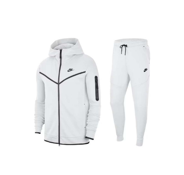 Nike Sportswear Tech Fleece Hoodie & Joggers Set White CU4489-030