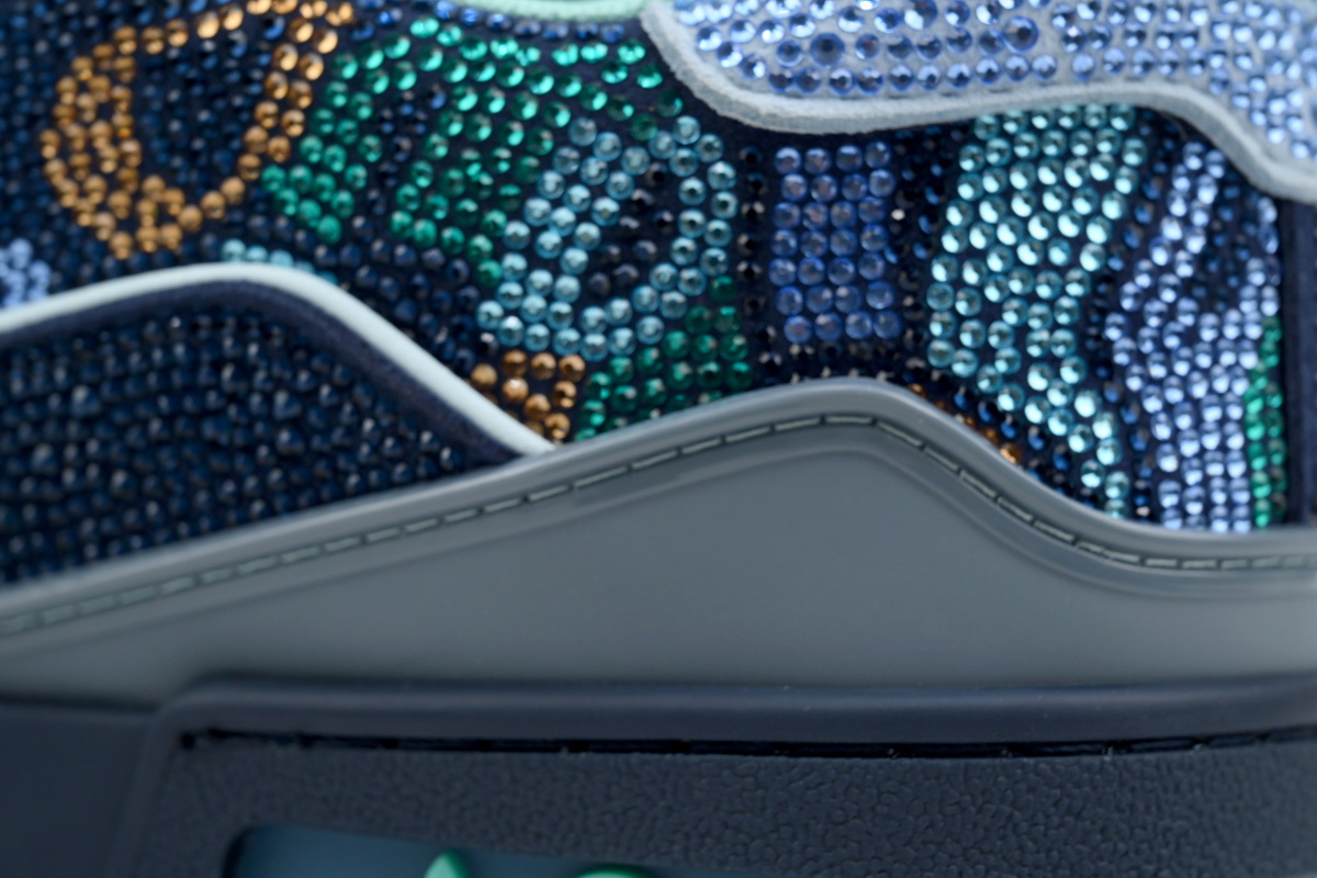 Louis Vuitton Trainer Marine Navy Blue Crystal 1AARGM