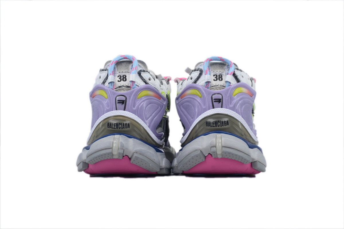 Balenciaga Runner Sneaker Pink Blue Purple 772767 W3RNY 0361 - ogsneaker