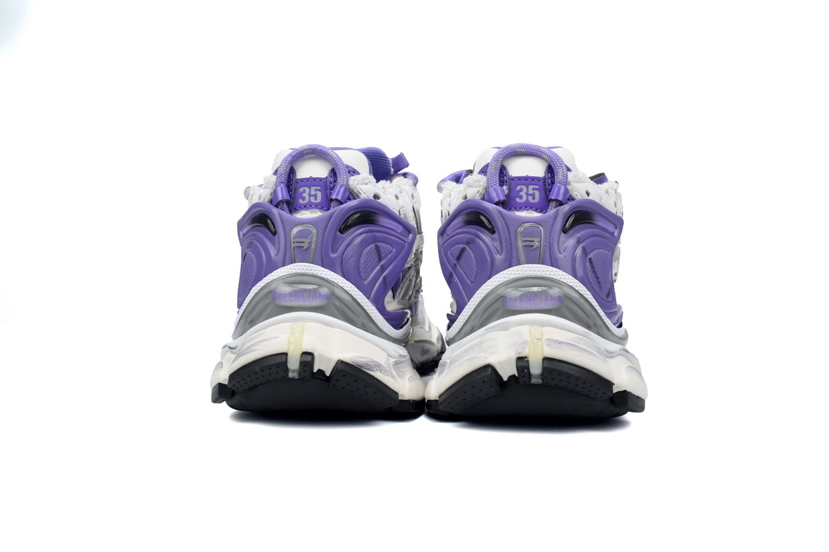 Balenciaga Runner White Purple 677402 W3RB2 5901