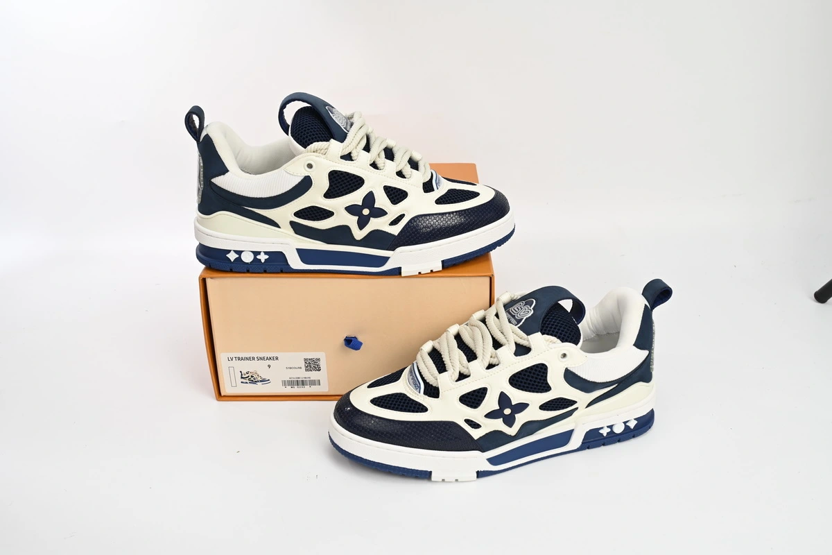 Louis Vuitton Skate Sneaker Marine White 1AARRL