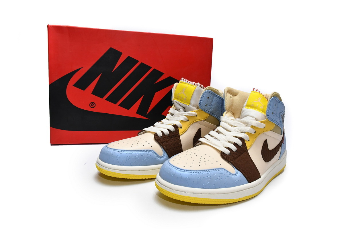 Jordan 1 Mid SE Fearless Maison Chateau Rouge CU2803-200 - ogsneaker