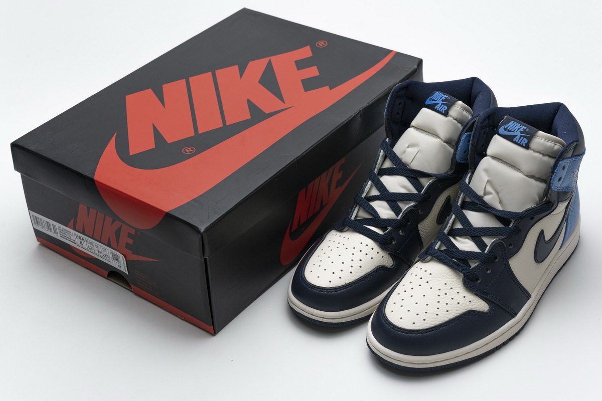 Jordan 1 Retro High Obsidian UNC 555088-140