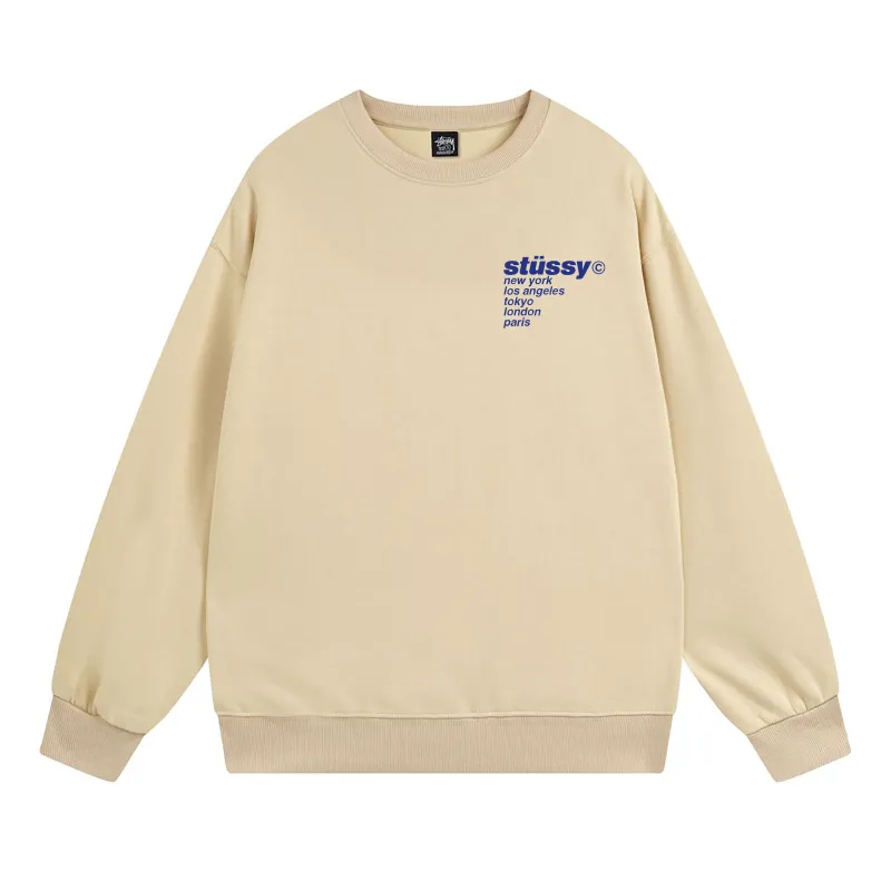 Stussy Jumper Strawberry Hoodie Beige
