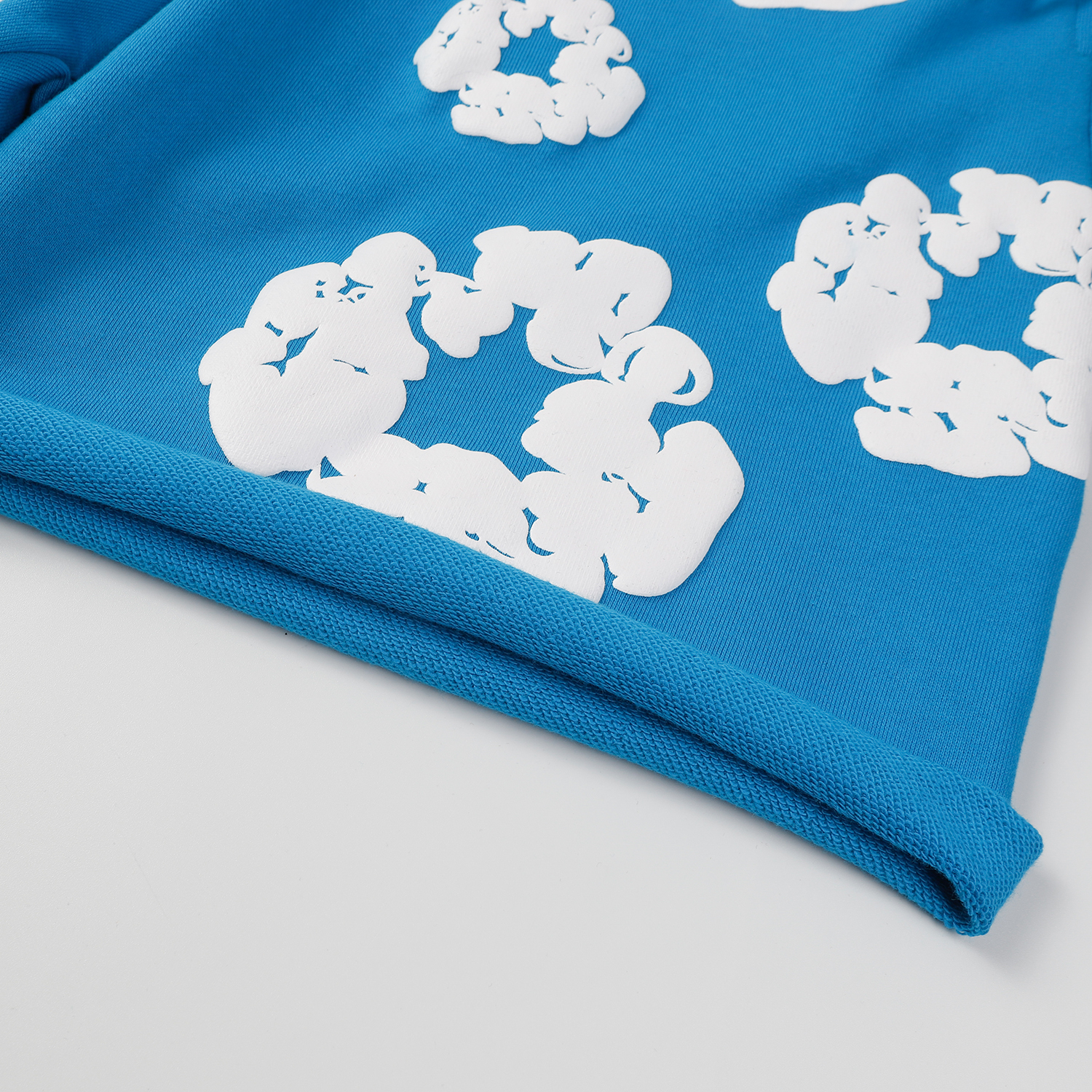 Denim Tears The Cotton Wreath Shorts Royal Blue