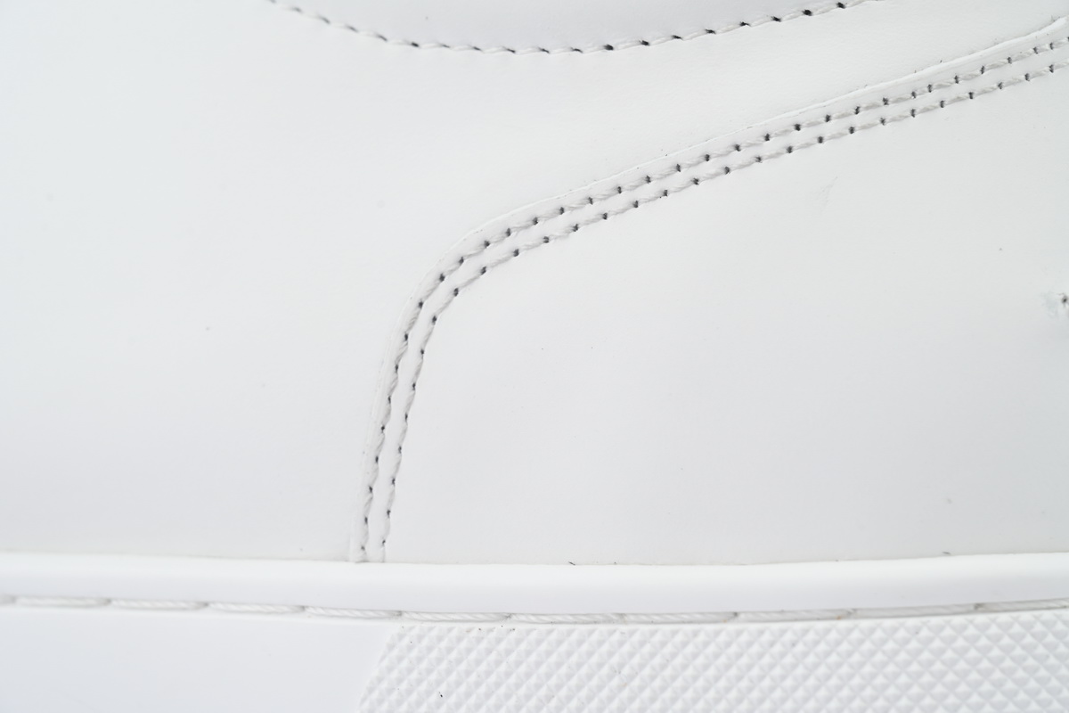 Christian Louboutin Louis Junior Spikes White