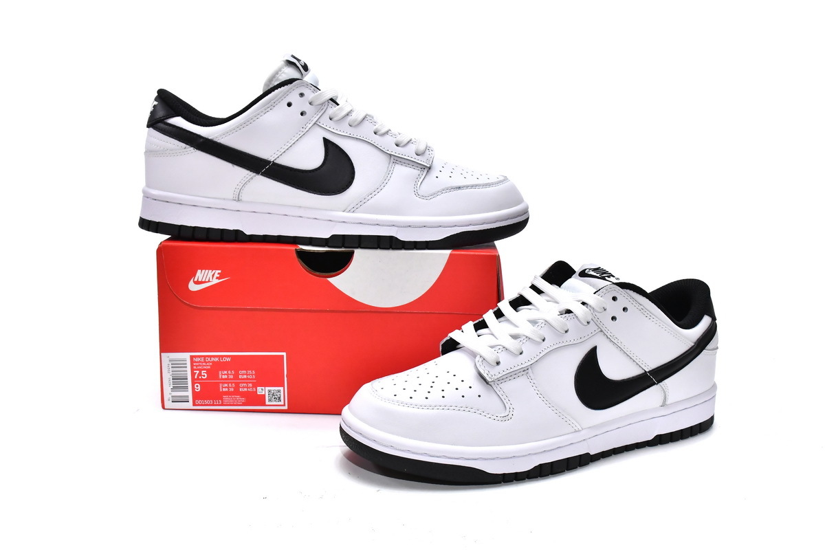 Nike Dunk Low White Black DD1503-113