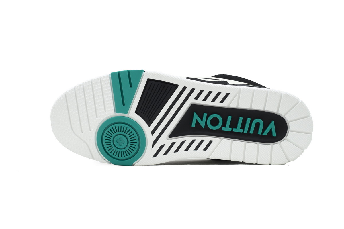 Louis Vuitton Skate Sneaker Green Black White
