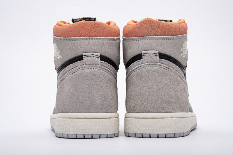Jordan 1 Retro High Neutral Grey Hyper Crimson 555088-018