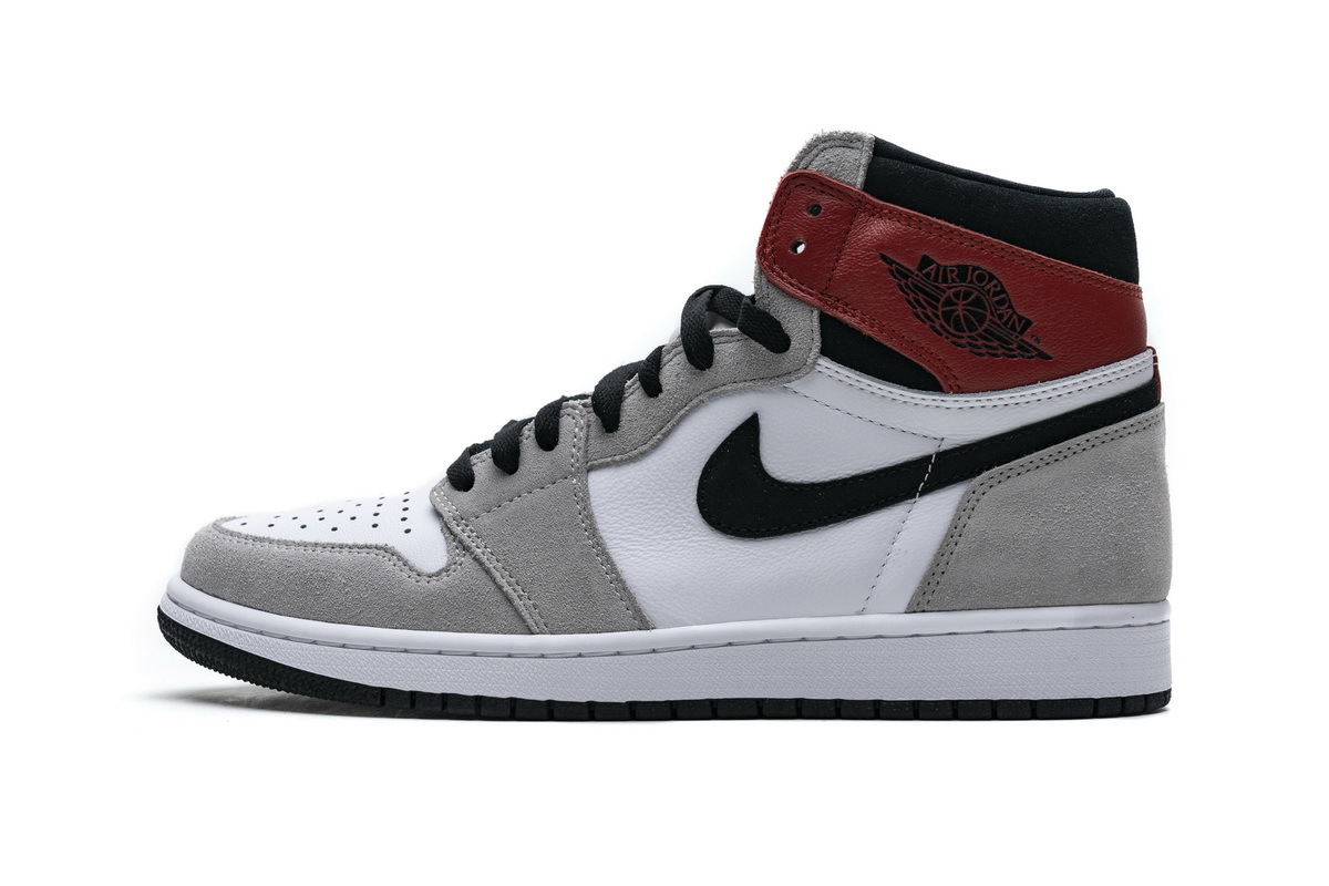 Air Jordan 1 High Smoke Grey Red 555088-126