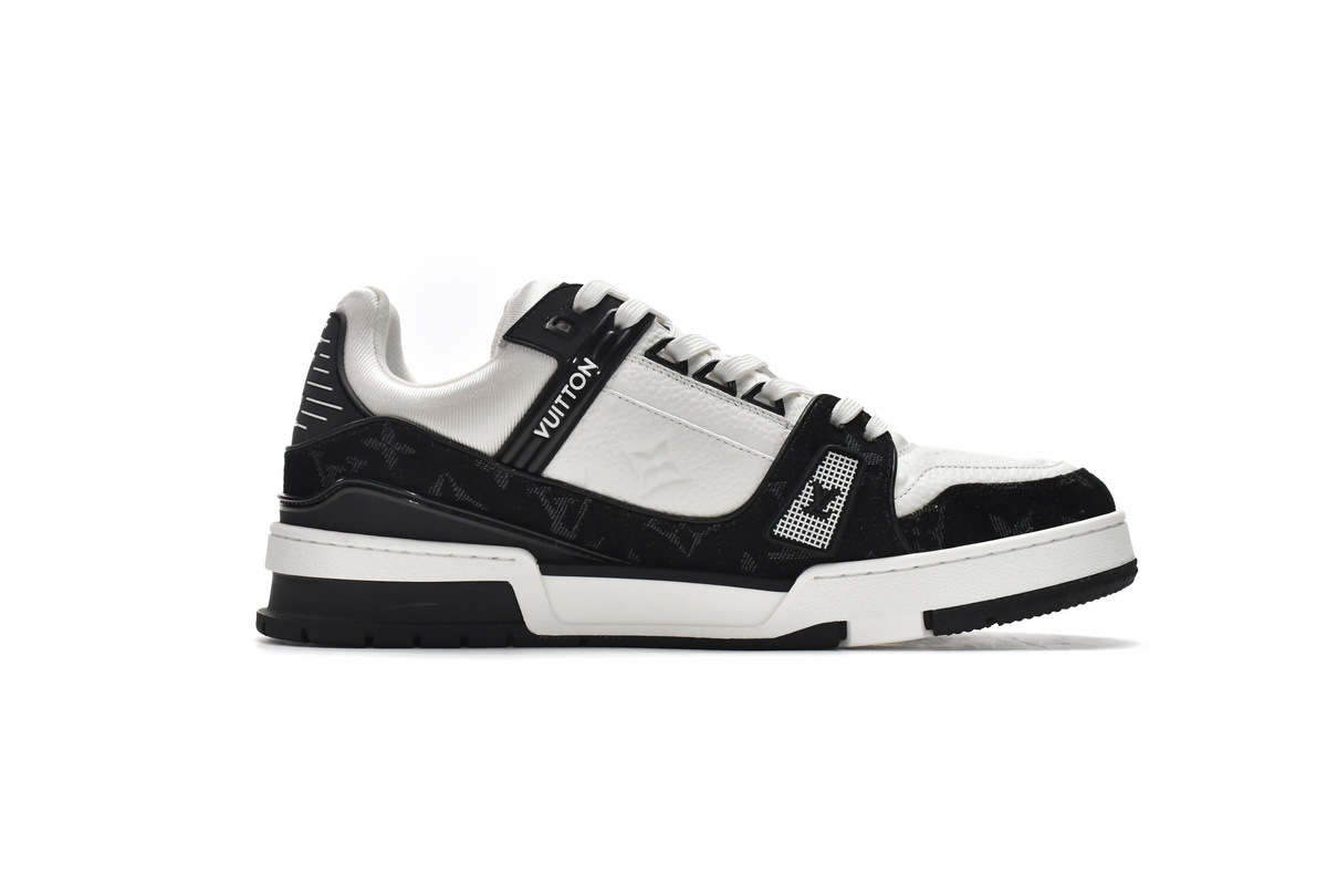 Louis Vuitton Trainer White Black VL1202