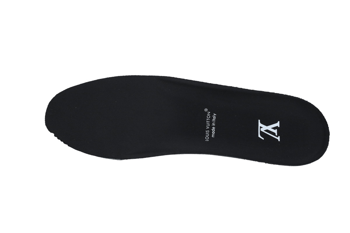 Louis Vuitton Trainer Black Silver Rhinestone