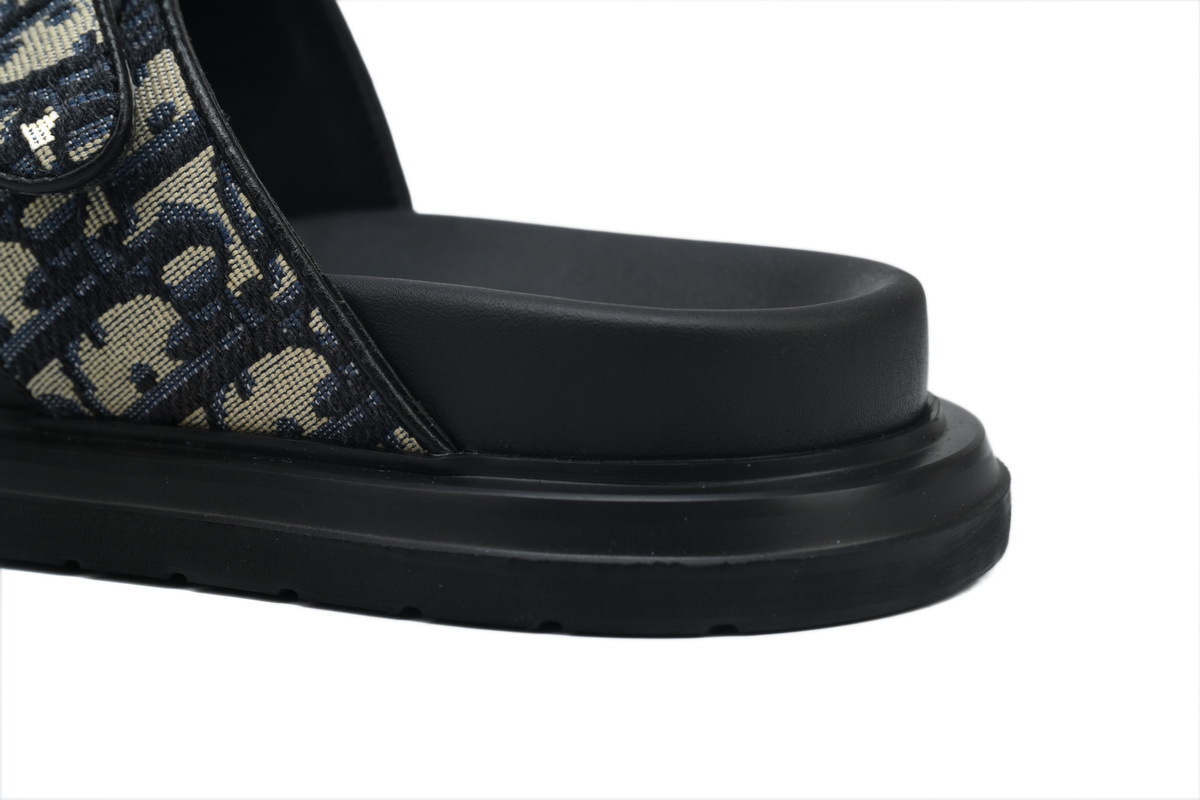 Dior Aqua Sandal Deep Gray