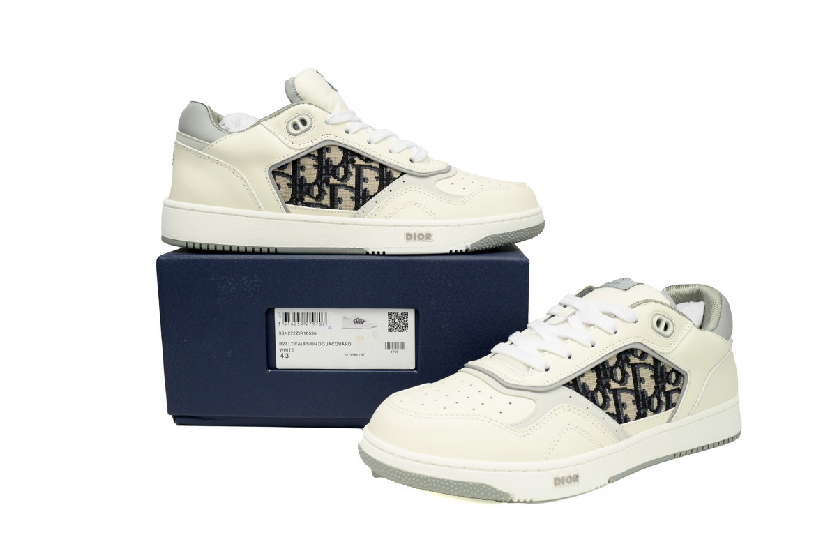 Dior B27 Low Cream White