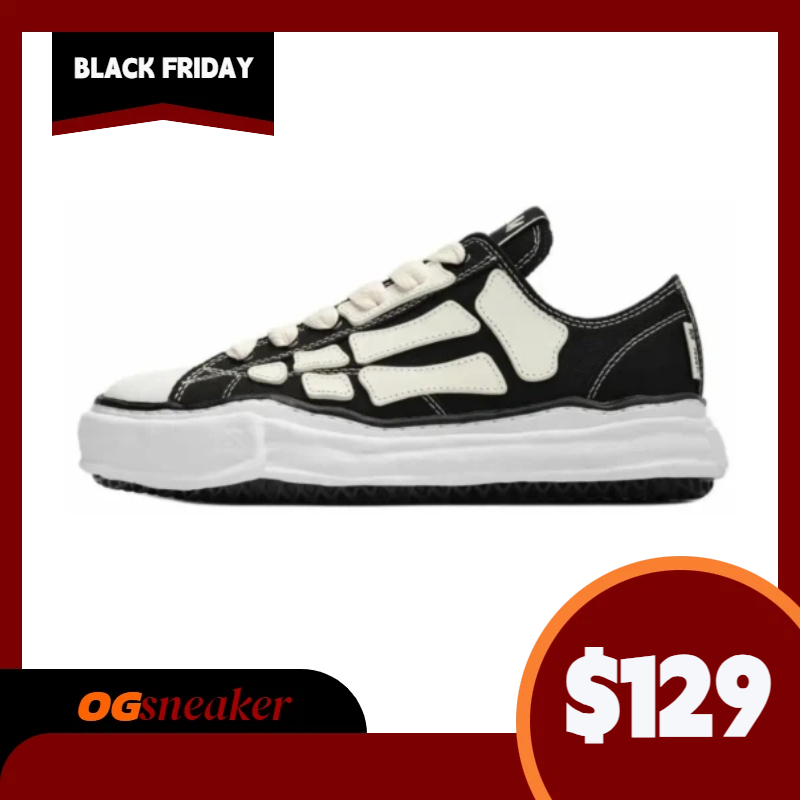 AMIRI x Maison MIHARA YASUHIRO Bones Sneaker Black