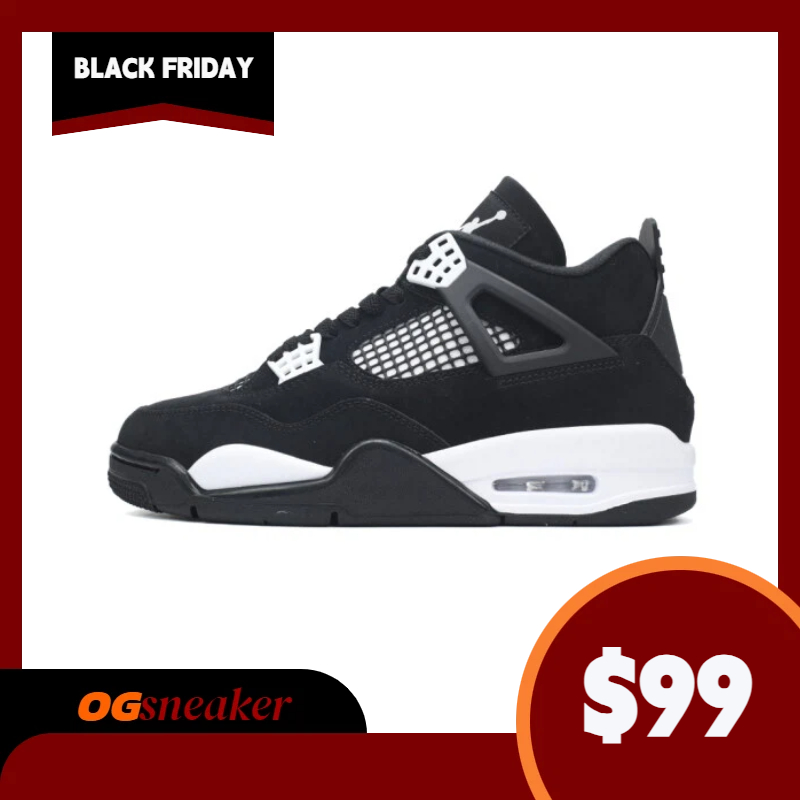 Air Jordan 4 Retro White Thunder FQ8138-001