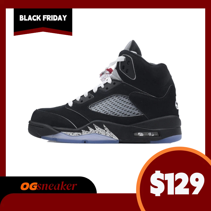 Air Jordan 5 Black Metallic Reimagined HF3975-001