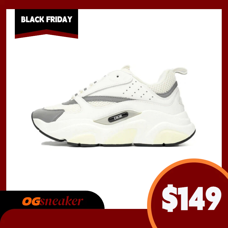 Dior B22 Triple White Silver 3SN231YJG_H000