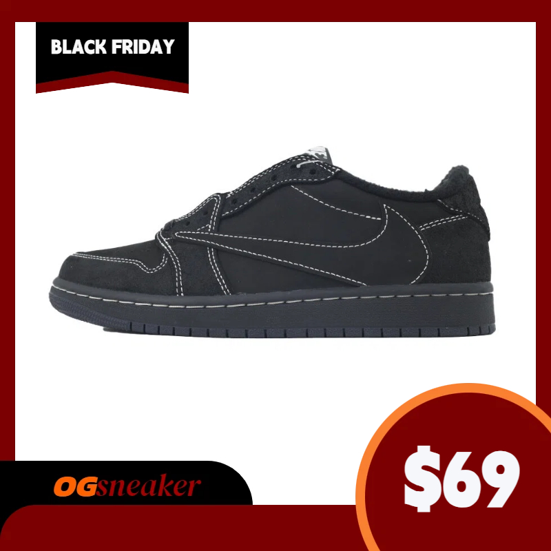 Travis Scott x Air Jordan 1 Retro Low OG SP Black Phantom DM7866-001