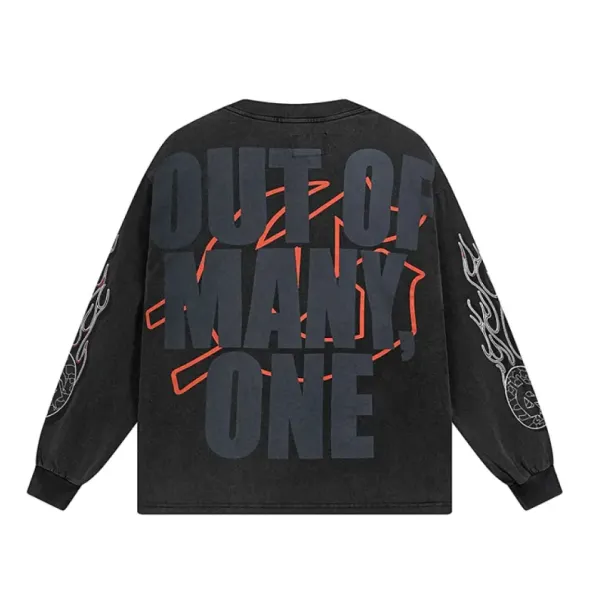 Godspeed Khaos Long Sleeve T-Shirt #1098 Black Wash