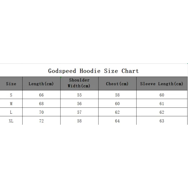 Godspeed F.T.D Hoodie #5502 Black