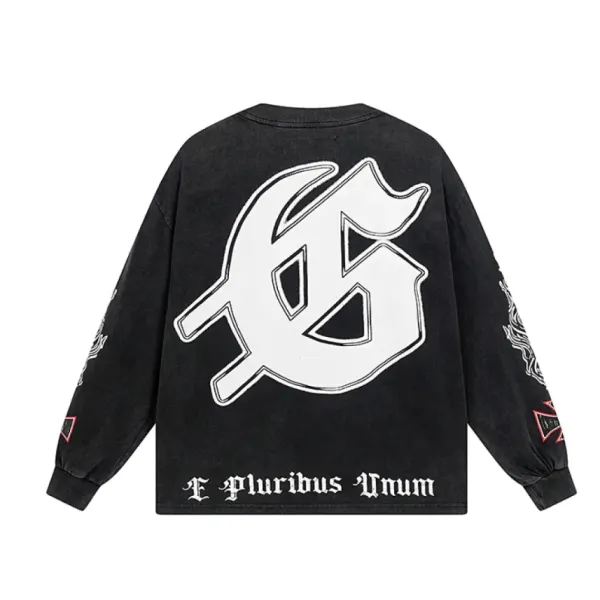 Godspeed Rocker Layered Long Sleeve T-shirt #1103 Black Wash