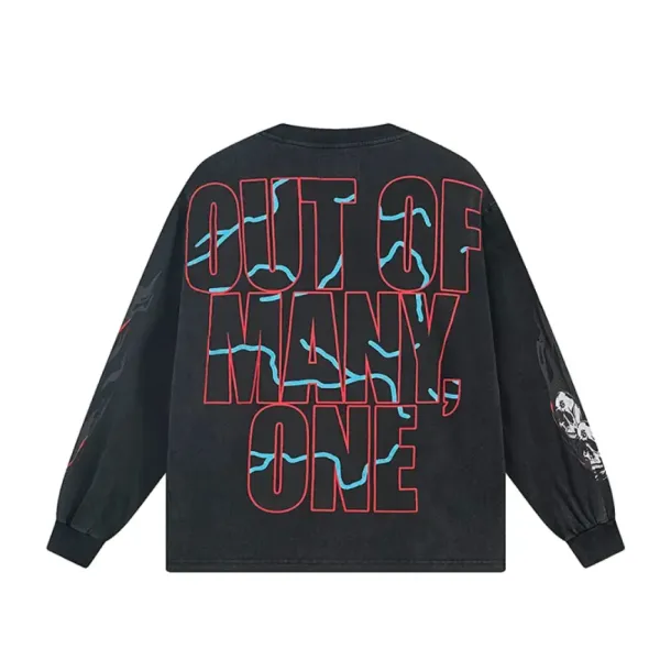 Godspeed Pit Stop L/S Thermal T-shirt #1101 Black/Blue Wash