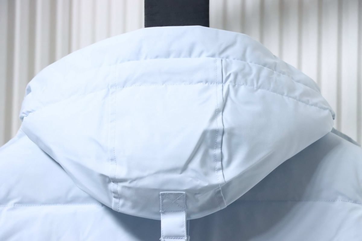 Moose Knuckles-Style Multi-Pocket Down Jacket Blue