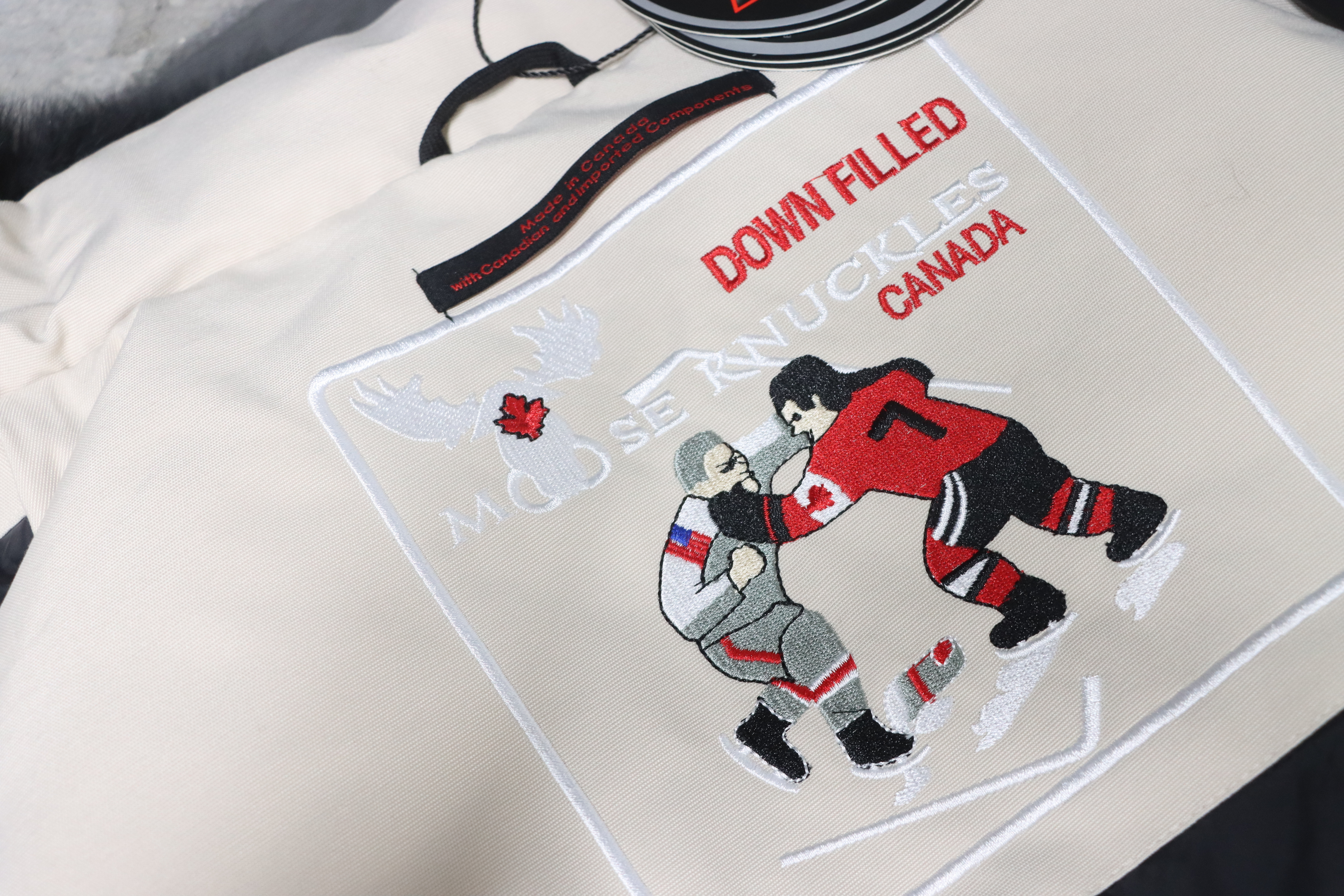 Moose Knuckles ORIGINAL 3Q FUR Down Jacket Coat Balck/ White/ Blue/ Red