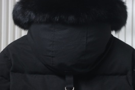 Moose Knuckles 3Q Puffer Women Down Jacket Black/ White/ Blue