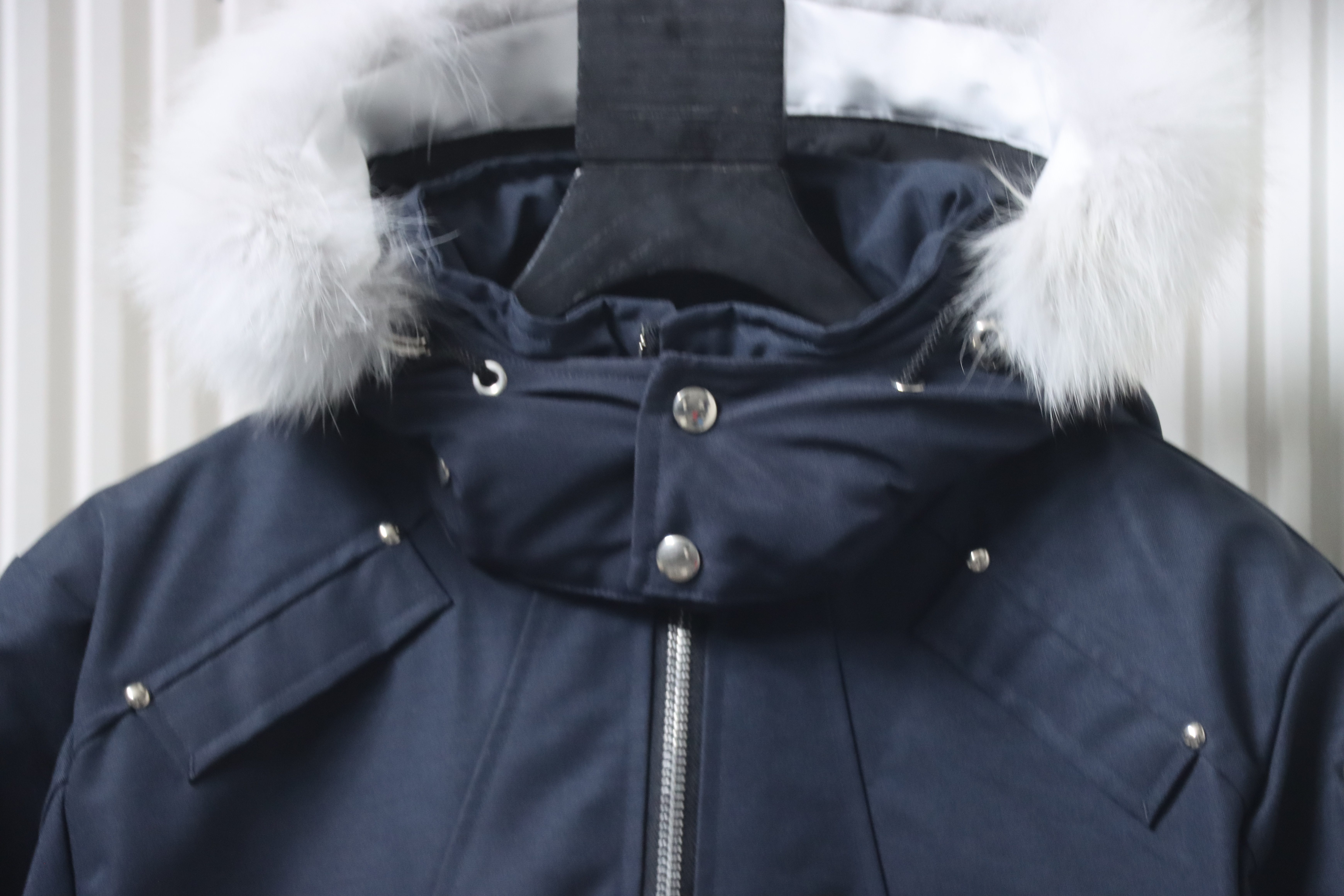 Moose Knuckles ORIGINAL 3Q FUR Down Jacket Coat Balck/ White/ Blue/ Red