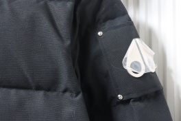 Moose Knuckles 3Q Puffer Women Down Jacket Black/ White/ Blue