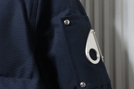 Moose Knuckles 3Q Puffer Women Down Jacket Black/ White/ Blue