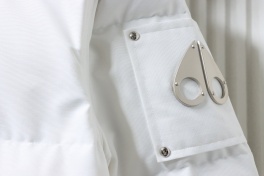 Moose Knuckles 3Q Puffer Women Down Jacket Black/ White/ Blue