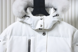 Moose Knuckles 3Q Puffer Women Down Jacket Black/ White/ Blue