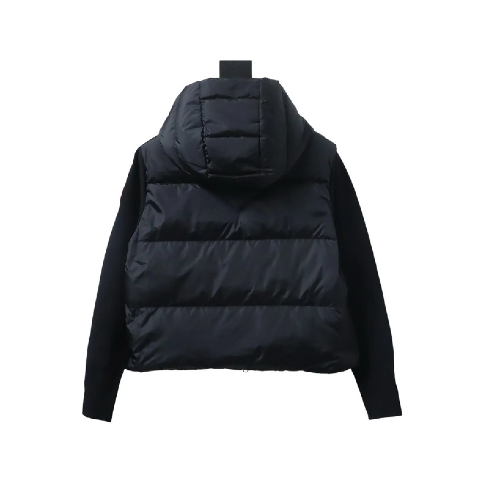Canada goose Plaid Hooded Knit Jacket Black - ogsneaker
