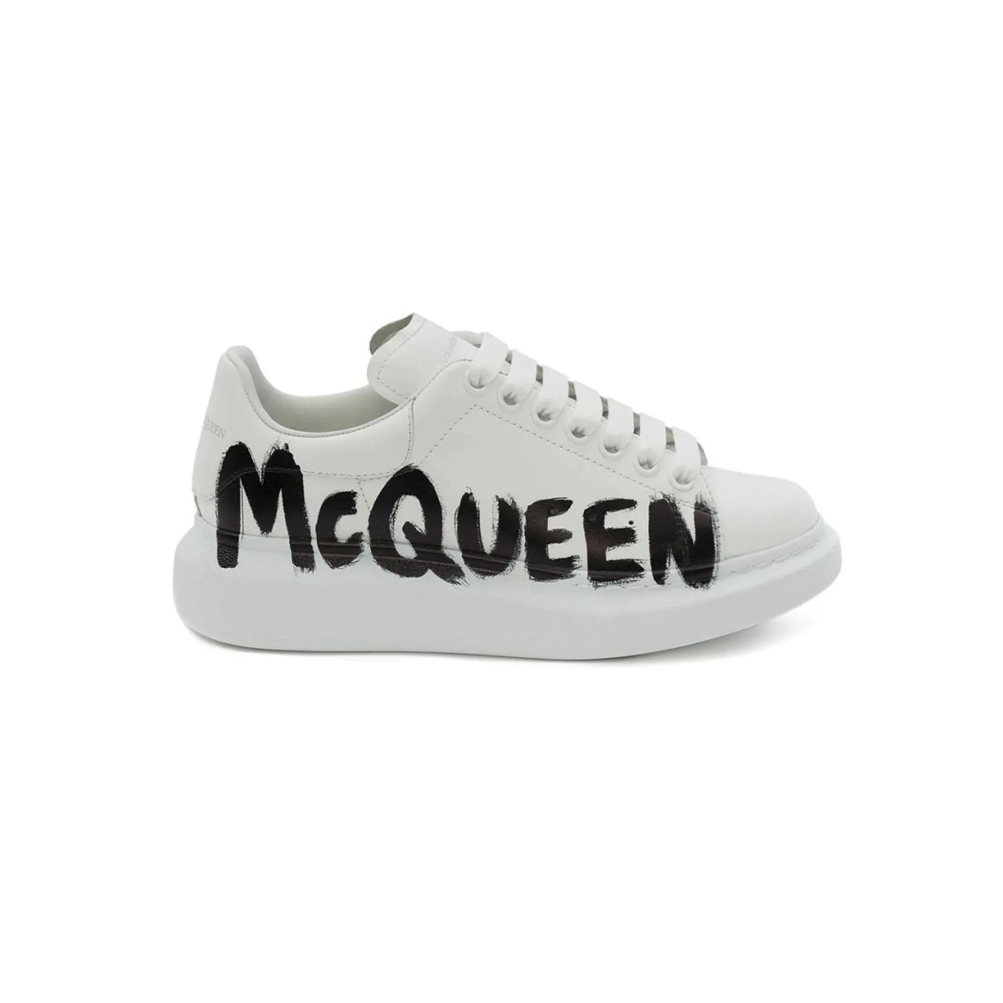 Alexander McQueen Oversized Graffiti White Black