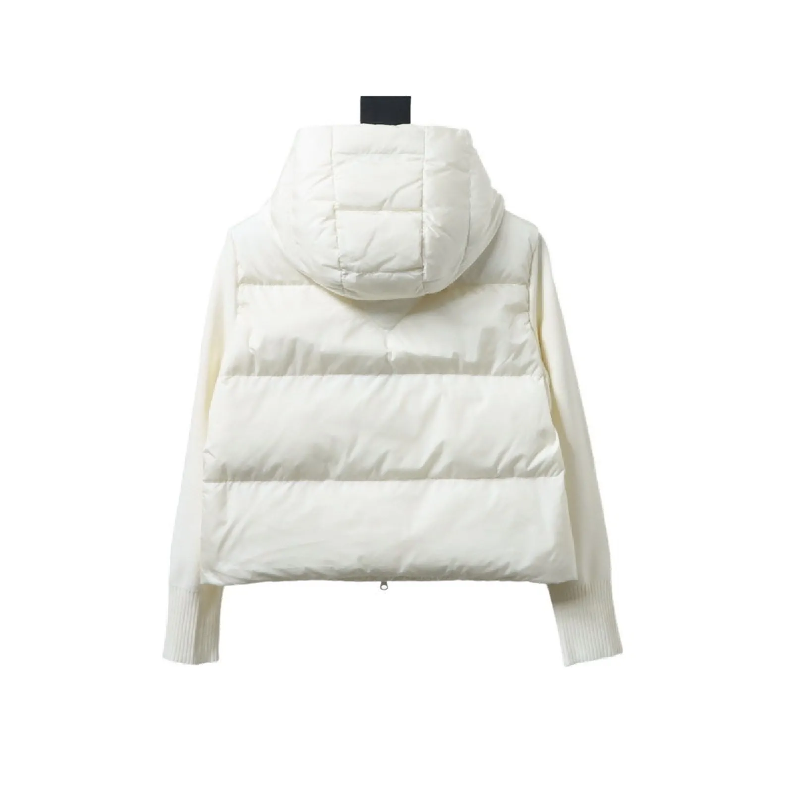 Canada goose Plaid Hooded Knitted Jacket White - ogsneaker