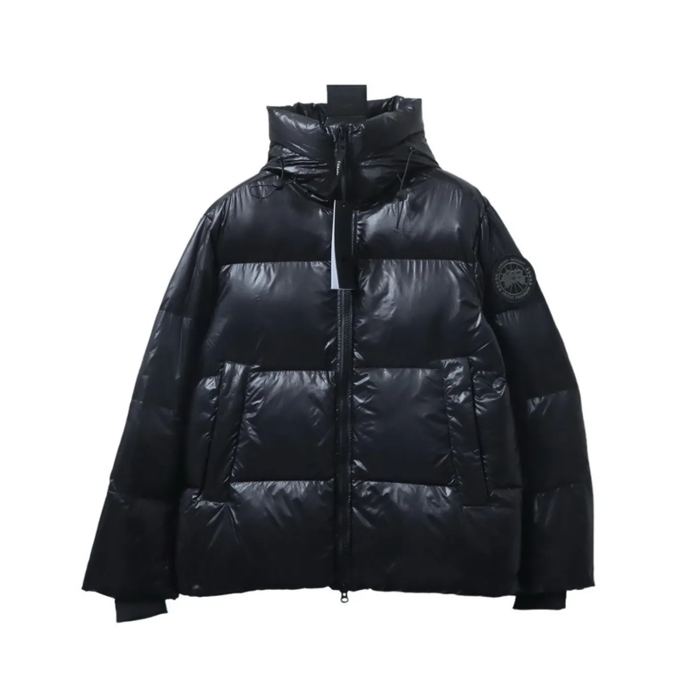 Canada Goose Crofton Slim-Fit Recycled Nylon-Ripstop Hooded Down Jacket Black
