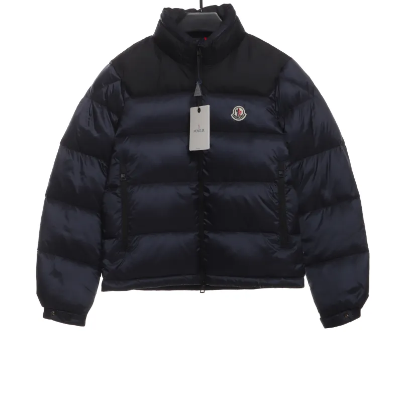 Moncler Basic Peuplier Down Jacket In Blue