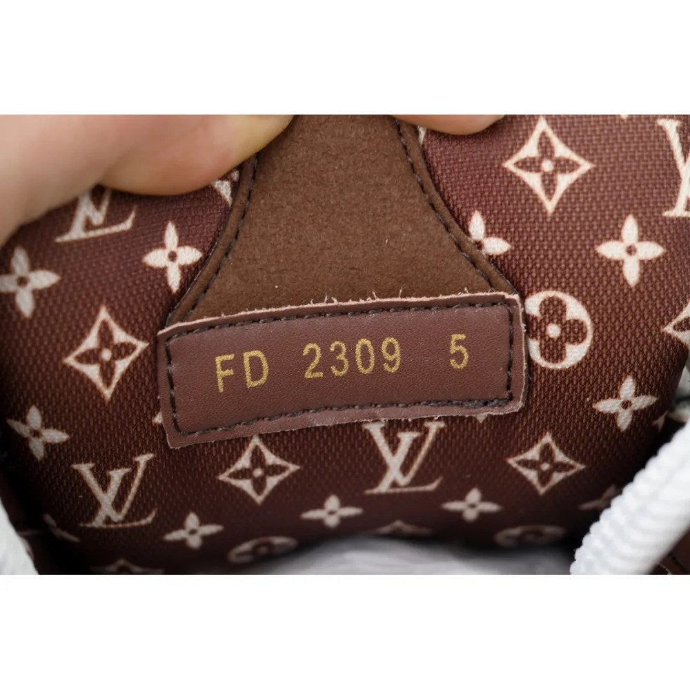 Louis Vuitton LV Skate Sneaker White Brown