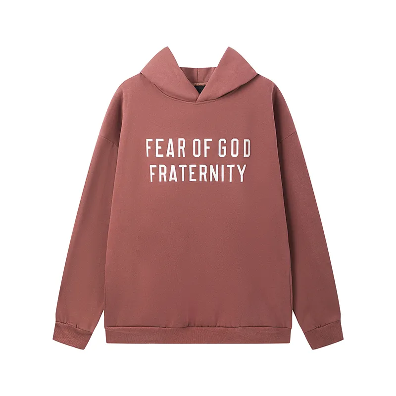 Fear of God Essentials Heavy Fleece Hoodie & Sweatpant Set Claret Red - ogsneaker