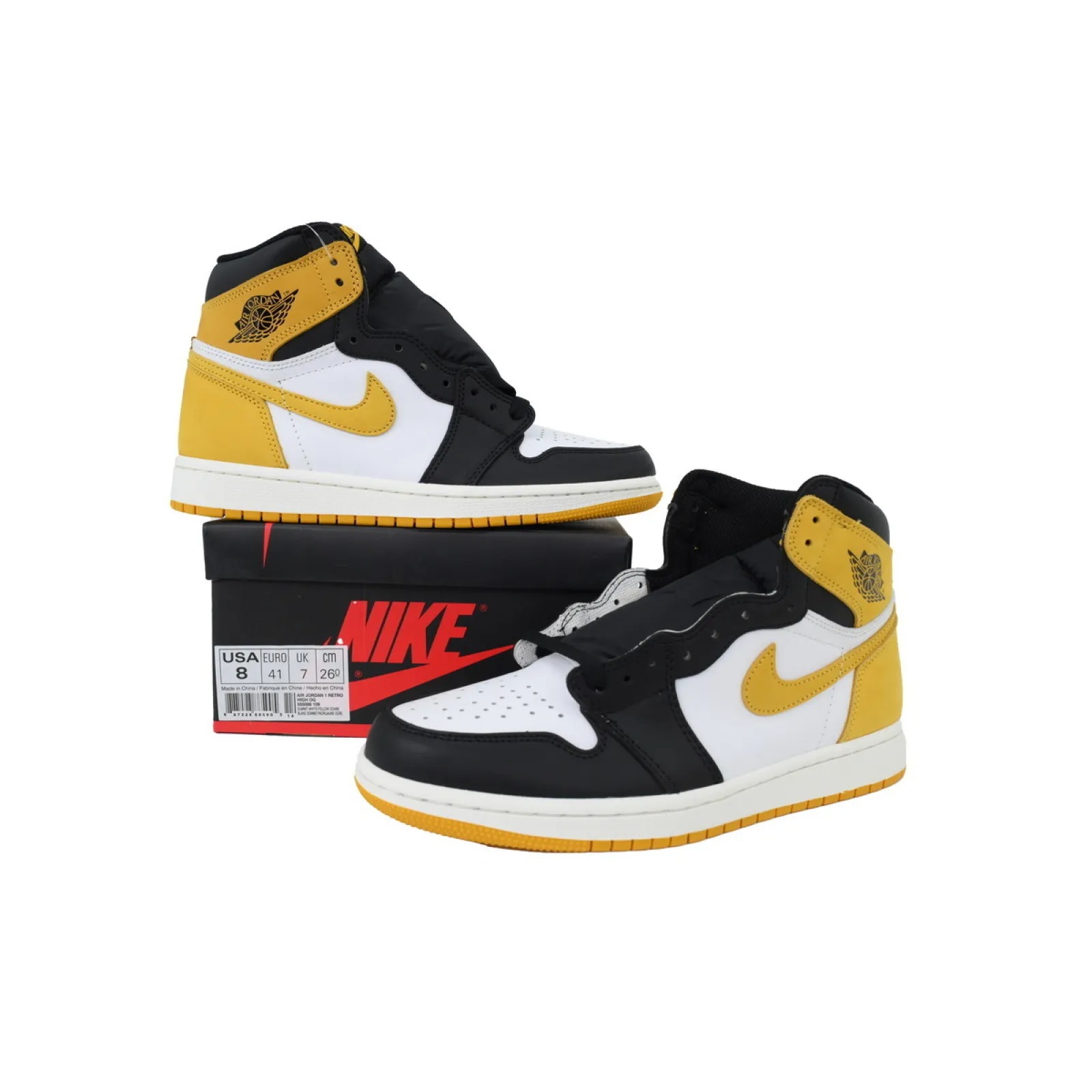 Air Jordan 1 Retro High OG 'Best Hand in the Game - Yellow Och - ogsneaker