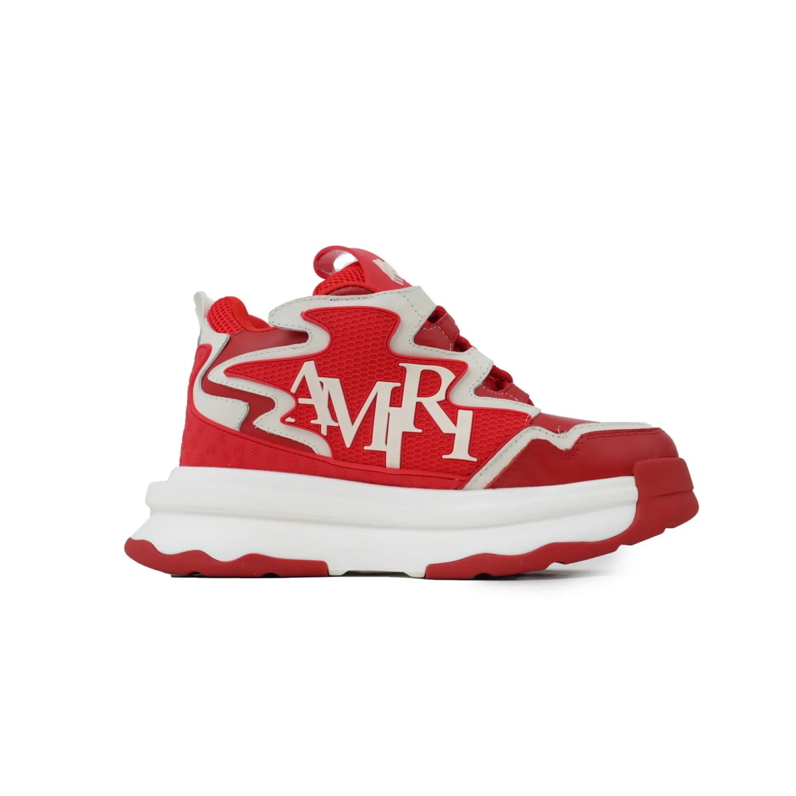 Amiri Platform Elevated Lace-Up Sneakers Red - ogsneaker