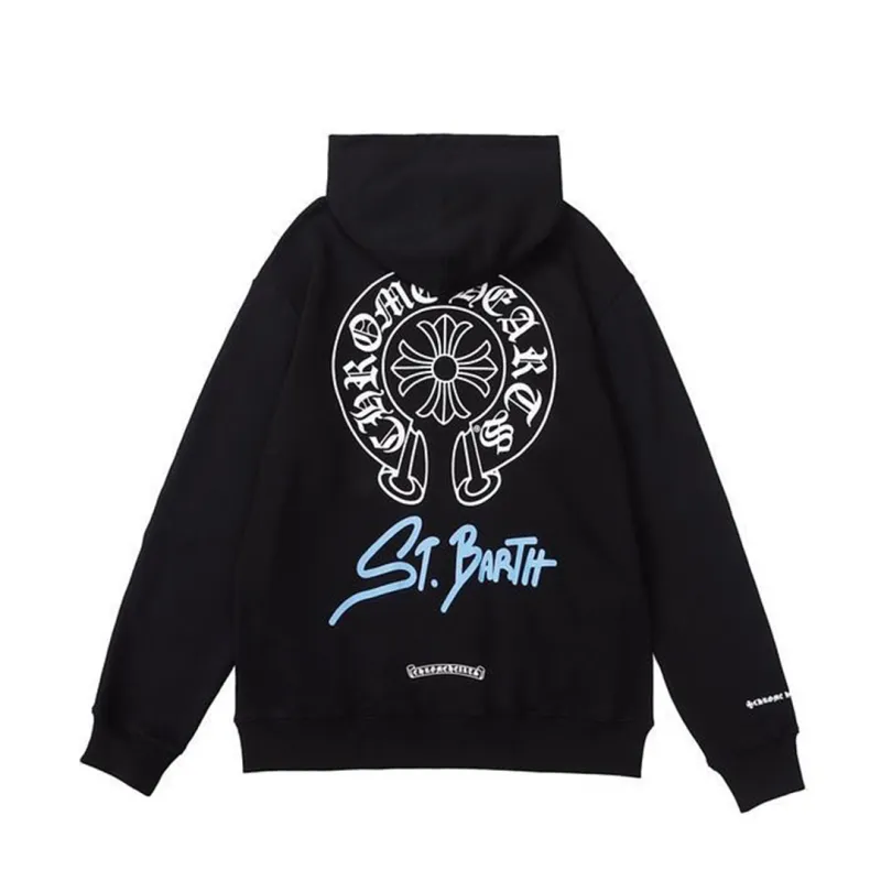 Chrome Hearts St. Barth Exclusive Zip Up Hoodie Black - ogsneaker