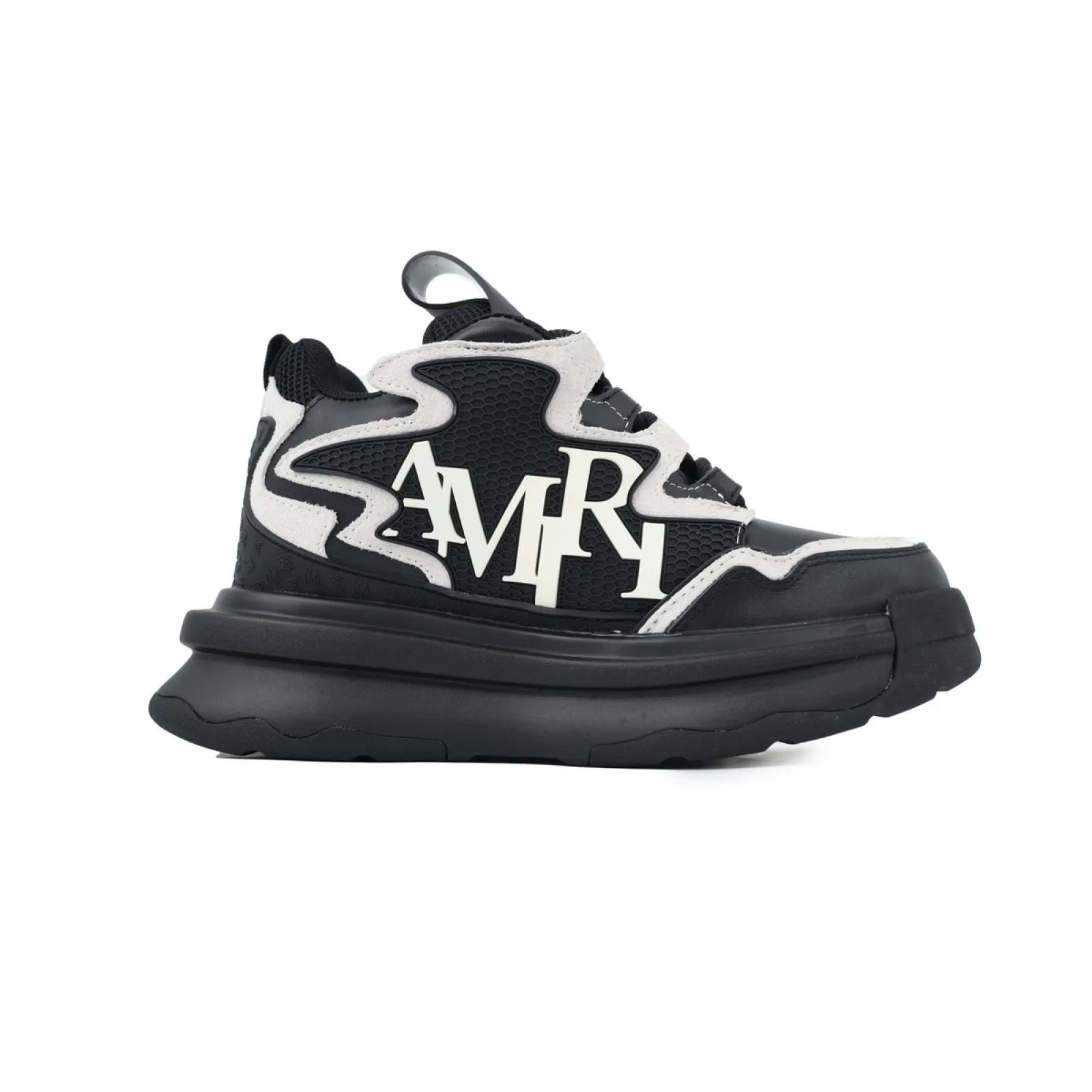 Amiri Platform Elevated Lace-Up Sneakers Black - ogsneaker