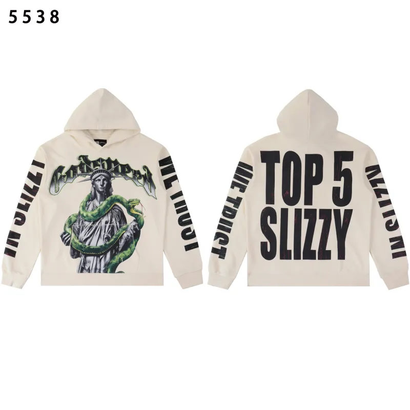 Godspeed Top 5 Slizzy VVS Hoodie #5538 Washed Black/Apricot - ogsneaker