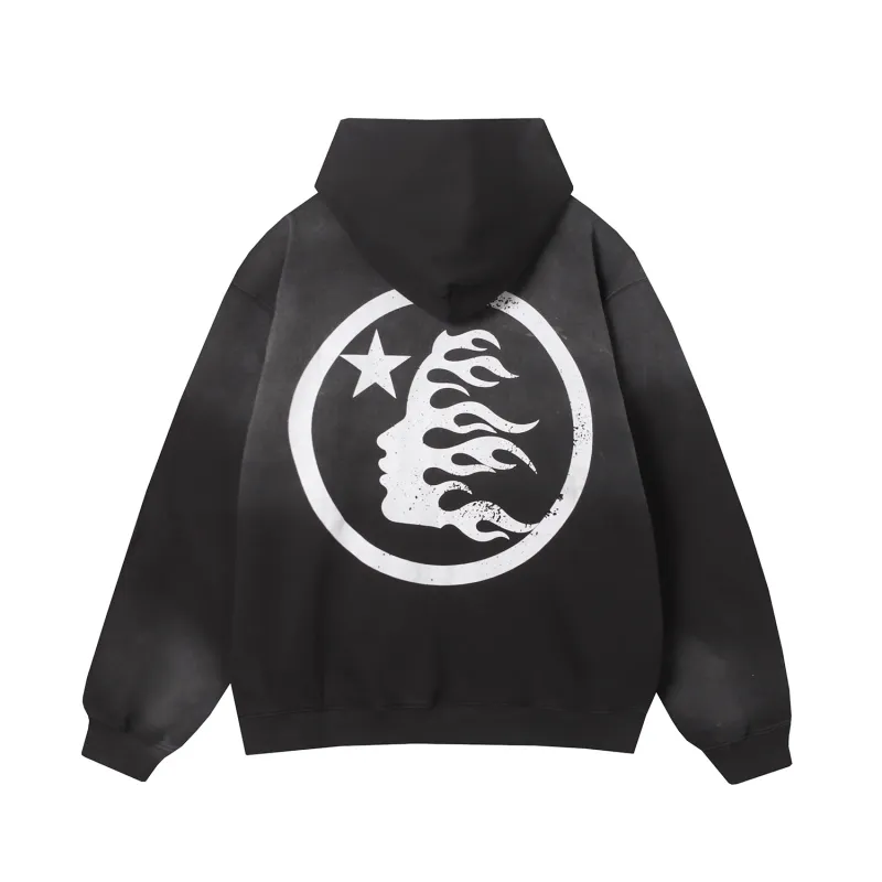 Hellstar Black Logo Full Zip Hoodie #3081 - ogsneaker