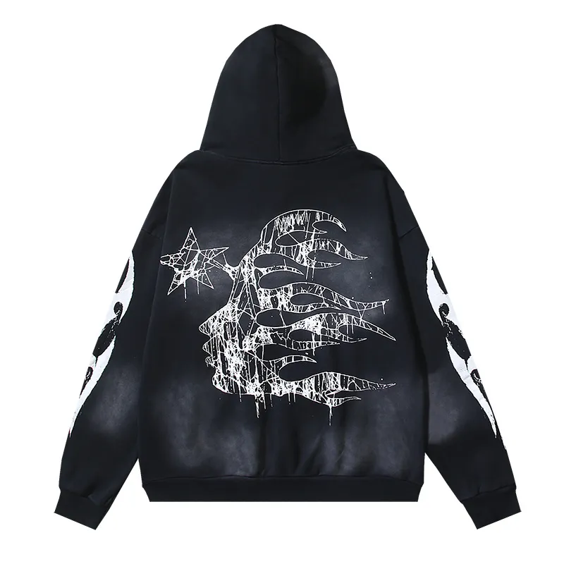 Hellstar Spiderweb Sport Black Hoodie #2039 - ogsneaker