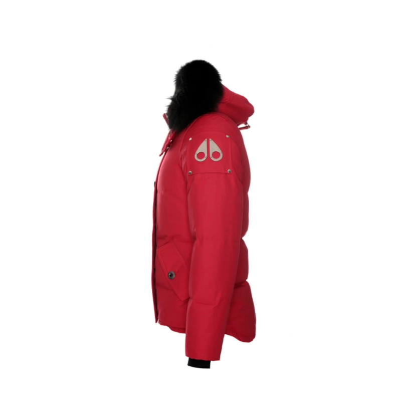Moose Knuckles Women's 3Q Fur Hood Parka Red - ogsneaker